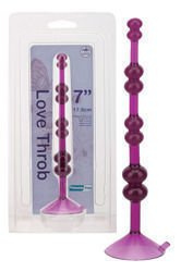 Koraliki Analne z Przyssawką Love Throb 7"