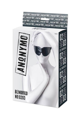 Anonymo Blindfold No 0203 – czarna opaska na oczy
