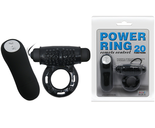 Wibrujący Pierścień na Penisa - Power Ring Remote Control