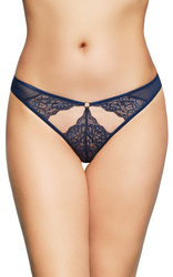 Granatowe Majtki Damskie SoftLine 2497