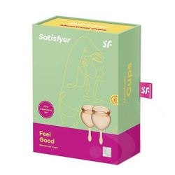 Miseczka Menstruacyjna Satisfyer Feel Good – Zestaw 2 Kubeczków (15 ml i 20 ml)