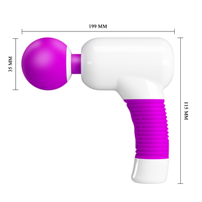 Pretty Love Magic Gun Purple – Wibrator Punktu G z 12 Funkcjami Wibracji