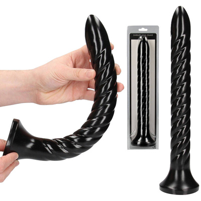 Swirled Anal Snake Dildo Ouch! 30 cm – Spiralne, Giętkie, Analne!