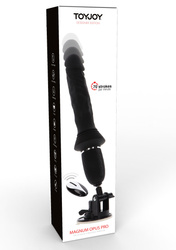 Wibrator z ruchem posuwistym i przyssawką – Magnum Opus Thruster Pro