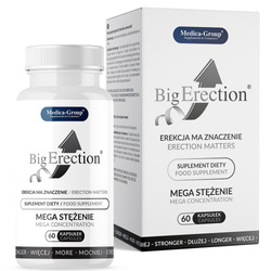 BigErection – Kapsułki Na Długotrwałą Erekcję i Większą Pewność Siebie 60 kaps.
