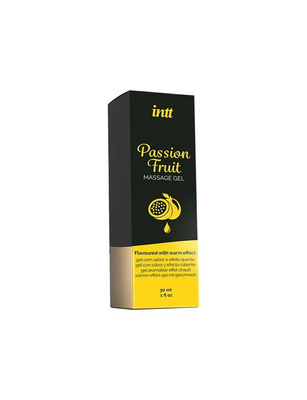 Lubrykant INTT Passion Fruit 30ml – Do Masażu i Seksu Oralnego Marakuja!