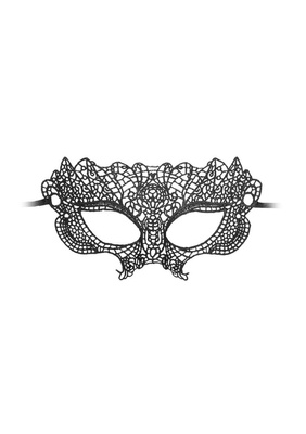 Koronkowa maska na oczy z paskami, przepaska erotyczna Lace Eye-Mask - Princess