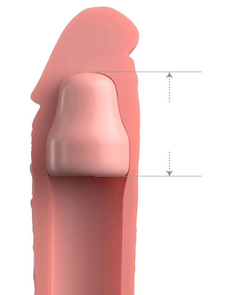 Przedłużka Penisa 1" Silicone Mega X-Tension