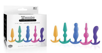 Excellent Power X Combo – Zestaw 5 Kolorowych Korków Analnych