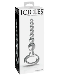 Icicles No. 67 – Szklane Koraliki Analne z Pierścieniem 20,5 cm
