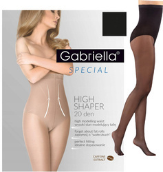 Rajstopy High Shaper 20 DEN – Modelujące, Wysoki Stan z Kofeiną