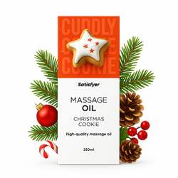 Olejek do masażu o zapachu ciasteczek Satisfyer Christmas Cookie 250 ml