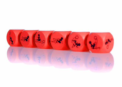 Zabawka Kostka Miłości Do Kamasutry 25mm Czerwony – 1 Sztuka