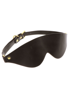 Czarna maska do seksu Taboom Vogue Blindfold – ekskluzywna opaska 17425