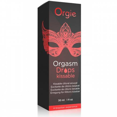 Krople Na Orgazm ORGIE Orgasm Drops 30ml – Wzmagają Podniecenie, Kissable!