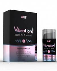 INTT WIBRATOR W ŻELU Bubble Gum 15 ml Płynny Wibrator