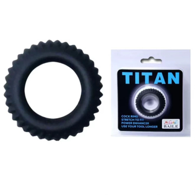 Titan Ring Erekcyjny Silikonowy Pierścień Na Penisa BI-210144!