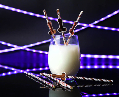 Słomki Peniski Rosegold na Wieczór Panieński – Elegancja i Humor!