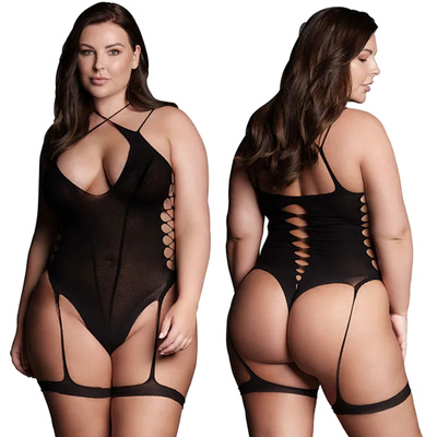 Body z Paskami do Pończoch i Otwartymi Wycięciami 01 Le Désir Metis