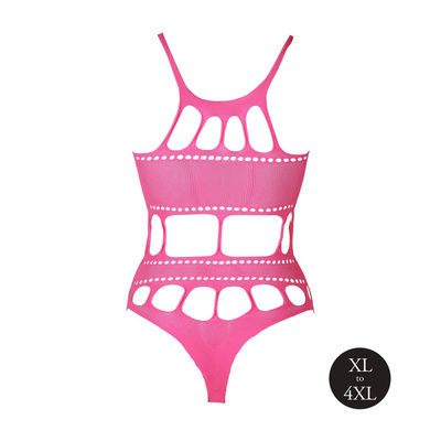 Neonowe Body Ouch! 832 Pink Siateczka Dziurki UV Sexy!