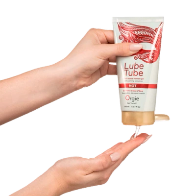 Lubrykant ORGIE Lube Tube HOT 150ml – Rozgrzewający Żel na Wodnej Bazie, Bezzapachowy!
