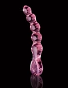 Kuleczkowe Szklane Dildo w Pięknym Różowym Kolorze Icicles No. 43