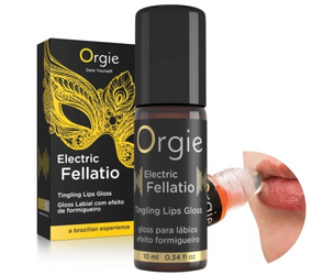 ORGIE Electric Fellatio Lip Gloss 10ml – Błyszczyk do Seksu Oralnego!