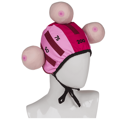  Gra imprezowa z czepkiem i pluszowymi cyckami Boob Head Game