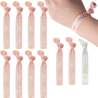 Bransoletki Bride Tribe – Komplet na Wieczór Panieński, 11 sztuk!