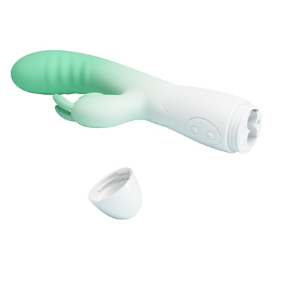 Pretty Love Cerberus Green – Podwójny Wibrator Punktu G i Łechtaczki z 30 Trybami