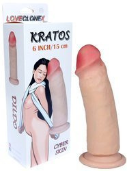 Członek bez Wibracji - Dildo LoveClonex Kratos 6"