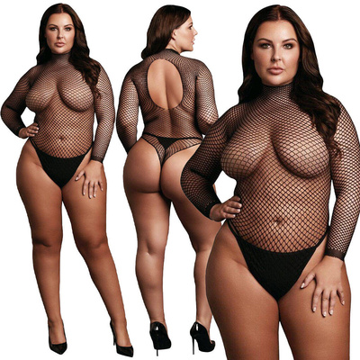 Sexy Body Siateczkowe Le Désir 65 Długi Rękaw, Uwodzicielskie 3SKnit!