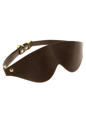 Czarna maska do seksu Taboom Vogue Blindfold – ekskluzywna opaska 17425
