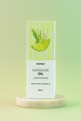 Olejek do masażu o zapachu trawy cytrynowej Satisfyer Lemongrass 250 ml