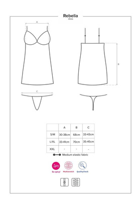 Czarna Sukienka i Stringi - Obsessive Redella