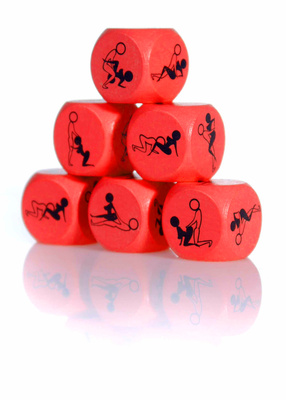 Zabawka Kostka Miłości Do Kamasutry 25mm Czerwony – 1 Sztuka