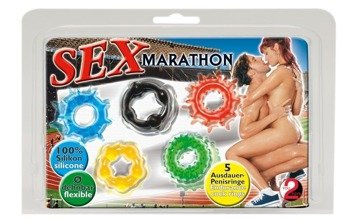 6 Żelowych Pierścieni Erekcyjnych - SexMarathon