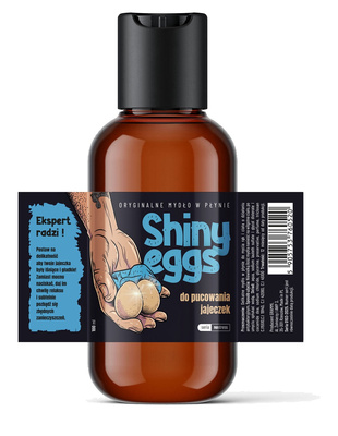 Mydło w płynie SHINY EGGS „Do pucowania jajeczek” – humorystyczny prezent