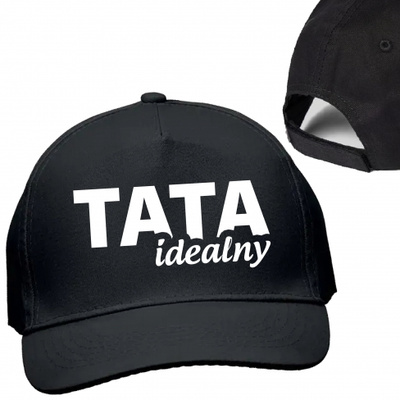 Czapka z daszkiem z super nadrukiem Tata Idealny PREZENT