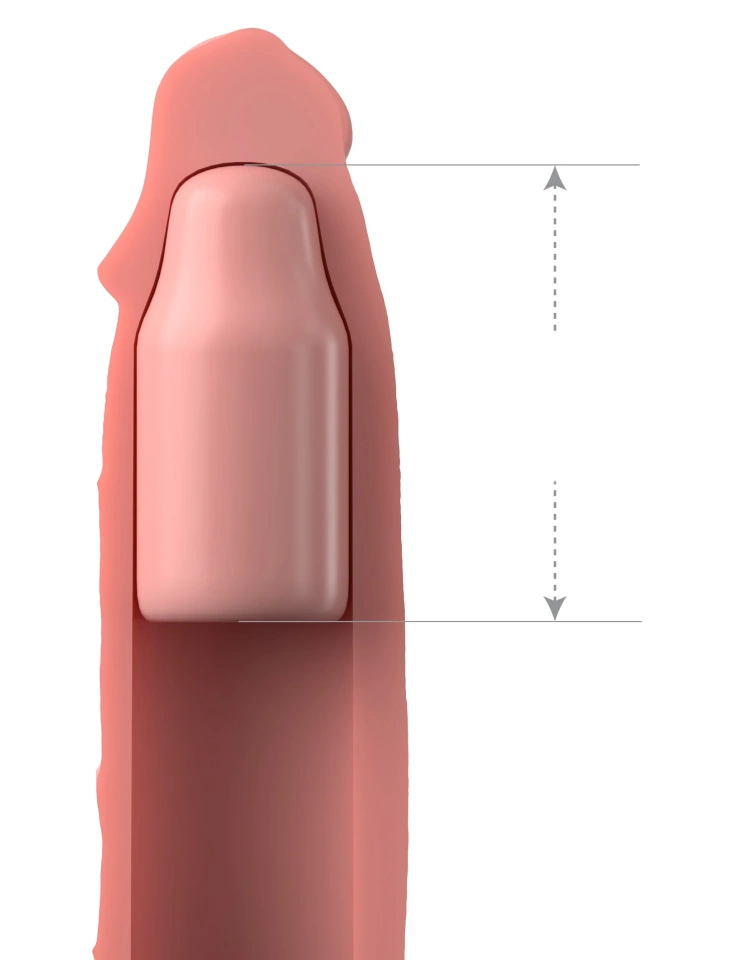 Przedłużka Penisa 3" Silicone Mega X-Tension