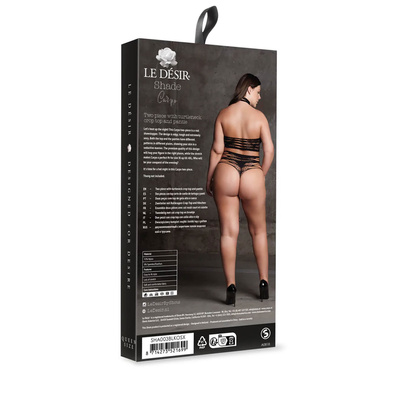 Zmysłowy Dwuczęściowy Komplet z Topem i Majtkami PLUS SIZE Le Désir Carpo 