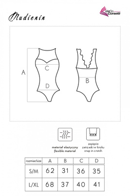 Body Mudienin LivCo Corsetti Fashion – Koronkowa Elegancja na Dzień i Noc