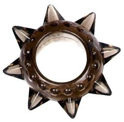 Kolczasty Żelowy Pierścień Uciskowy na Penisa - Tickler Ring