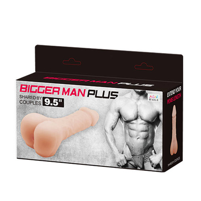 Penis z Dziurką Analną 4w1 - Bigger Man Plus 9,5"