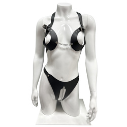 Komplet damski - Biustonosz Leder 6004 Majtki Leder 5007