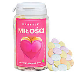 Pastylki Pudrowe – Pastylki Miłości z Owocowymi Drażetkami Grammi
