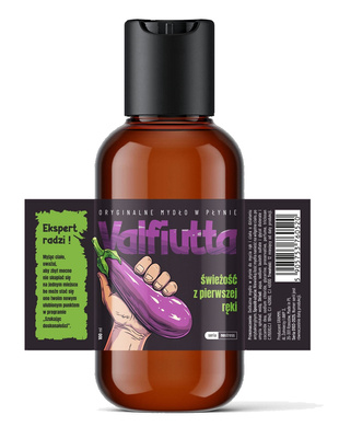 Mydło w płynie VALFIUTTA „Świeżość z pierwszej ręki” – humorystyczny prezent