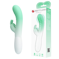 Pretty Love Cerberus Green – Podwójny Wibrator Punktu G i Łechtaczki z 30 Trybami