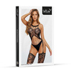Bodystocking 2041 SoftLine ażurowa bielizna erotyczna z efektem pończoch