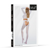 Bodystocking 2078 Soft Line White Zmysłowa Bielizna z Efektem Dwuczęściowym